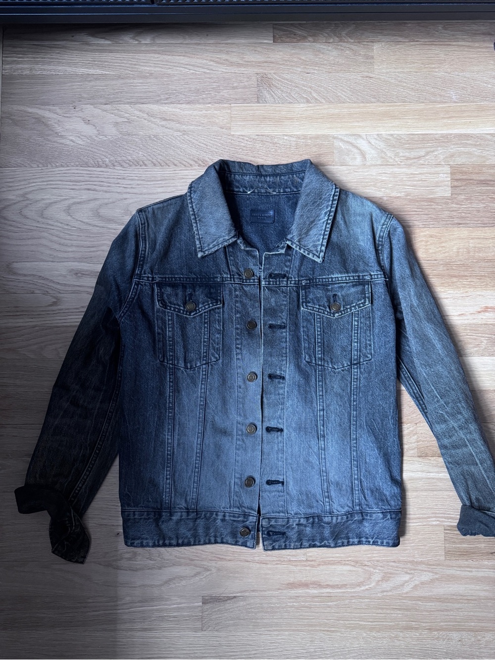 Saint Laurent Denim Jacket — Faded Black
